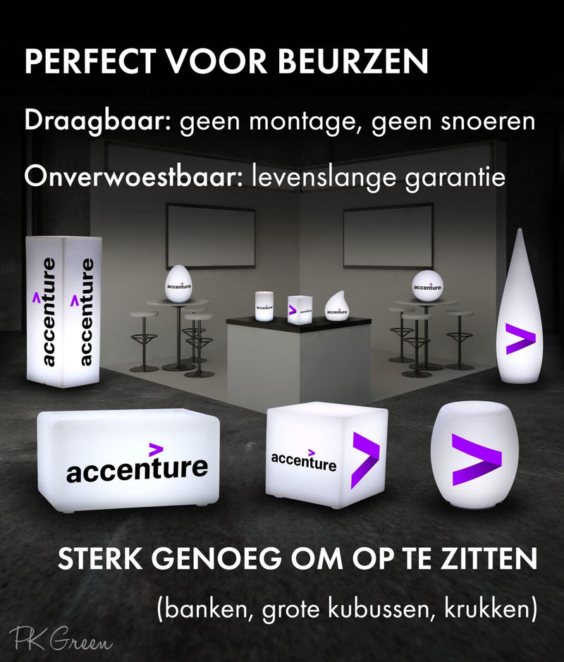 Op maat gemaakt logo-middelpunt, lichtbak LED, lightbox bewegwijzering voor zakelijk diner, conferentie, prijsuitreiking, tentoonstelling, expo